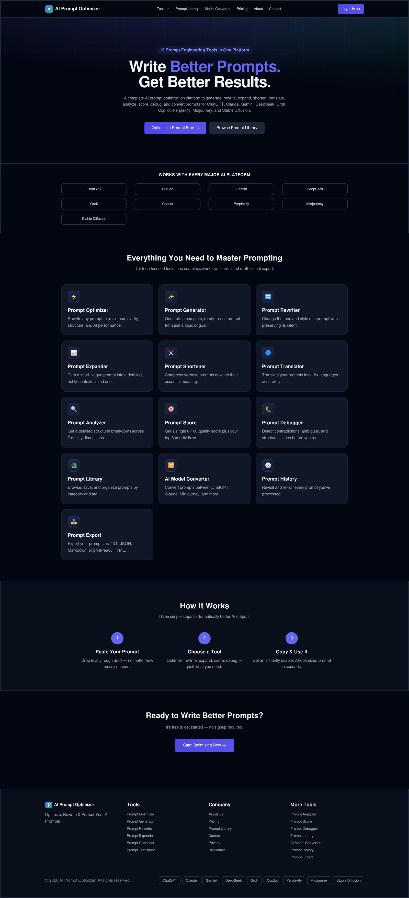 AI Prompt Optimizer - PHP SaaS Platform