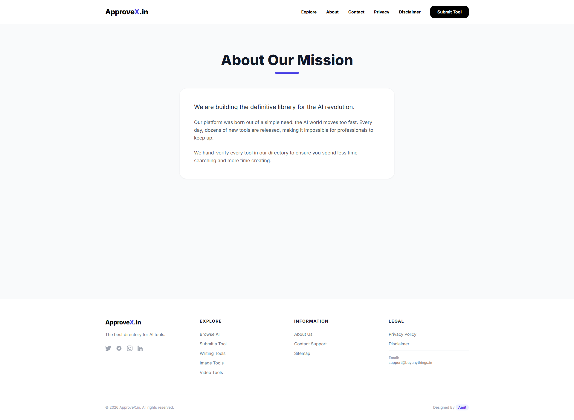 ApproveX – AI Tools Directory Website Source Code