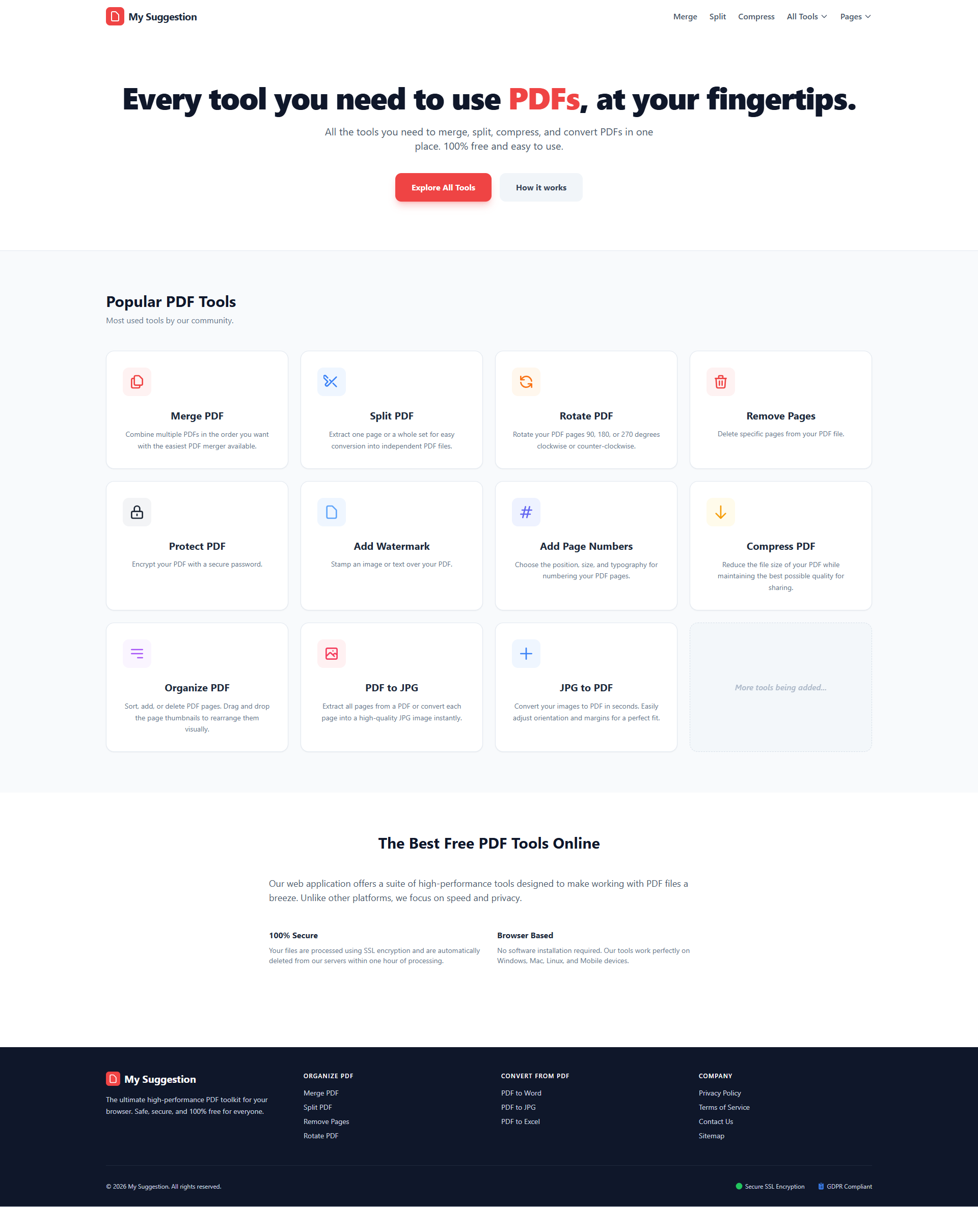 All-in-One PDF Tools Source Code – Build Your Own PDF Web App