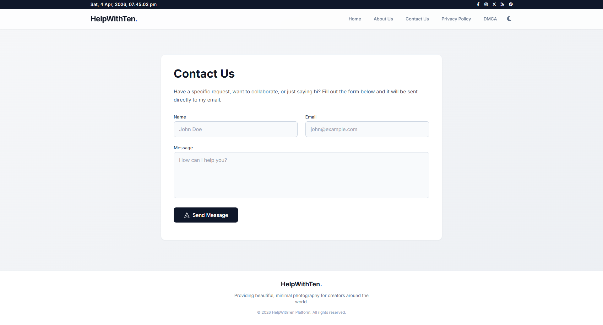 Pinterest Style Image Download Blogger Template – Dark Mode, Mobile Responsive