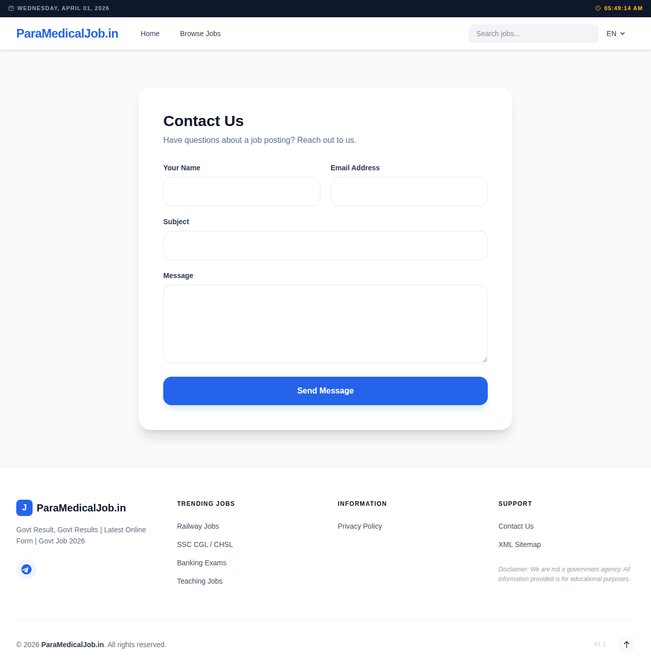 Advanced PHP Job Portal & Auto-Scraper – SEO-Ready Job Board Platform 2026
