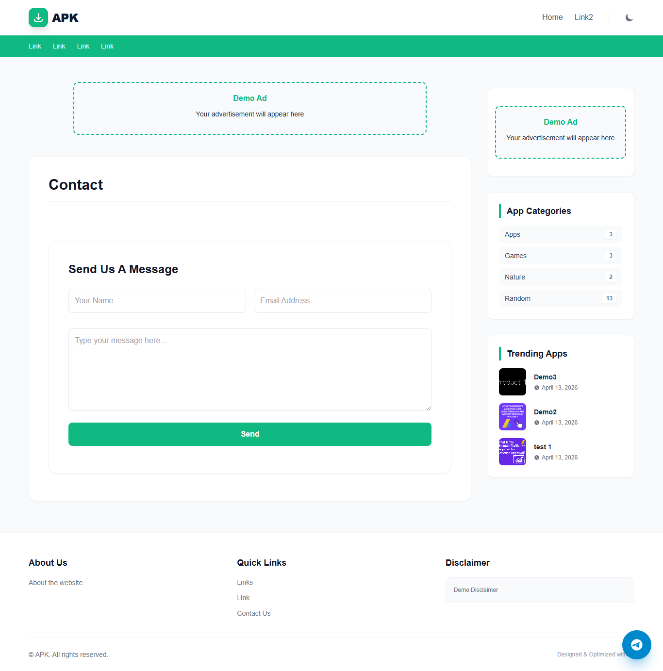 Ultimate App Store Blogger XML Template
