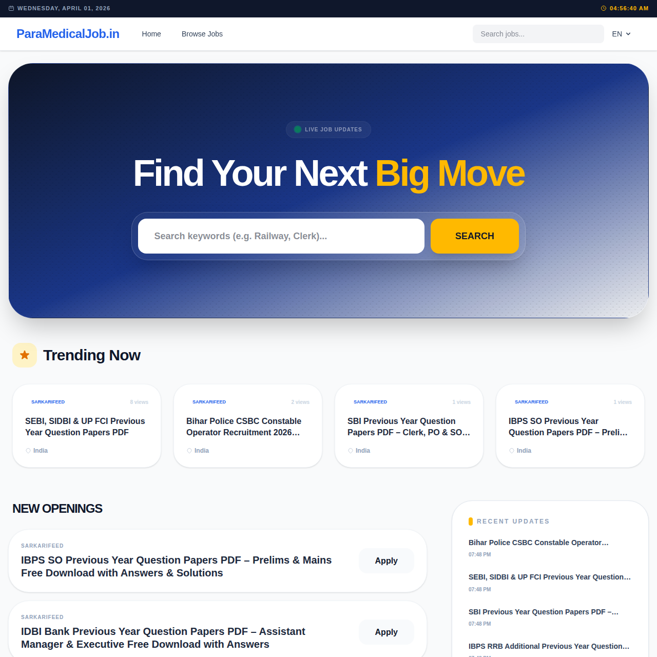 Advanced PHP Job Portal & Auto-Scraper – SEO-Ready Job Board Platform 2026